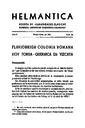 Helmántica. 1954, volume 5, #16-18. Pages 3-28. Flaviobriga colonia romana. Hoy Forua - Guernica en Vizcaya [Article]