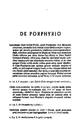 Helmántica. 1954, volume 5, #16-18. Pages 49-60. De Porphyrio [Article]