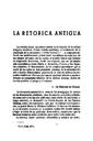 Helmántica. 1954, volume 5, #16-18. Pages 95-114. La retórica antigua [Article]