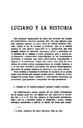 Helmántica. 1957, volumen 8, n.º 25-27. Páginas 213-222. Luciano y la historia [Artículo]