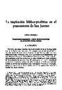 Helmántica. 1967, volume 18, #55-57. Pages 55-87. La inspiración bíblico-profética en el pensamiento de San Justino [Article]