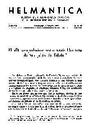 Helmántica. 1967, volume 18, #55-57. Pages 297-340. El "De comprobatione sextae aetatis libre tres" de San Julián de Toledo [Article]