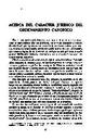 Revista Española de Derecho Canónico. 1946, volume 1, #1. Pages 67-104. Acerca del carácter jurídico del ordenamiento canónico [Article]