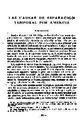 Revista Española de Derecho Canónico. 1955, volumen 10, n.º 29. Páginas 383-409. Las causas de separación temporal por amencia [Artículo]