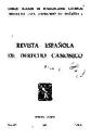 Revista Española de Derecho Canónico. 1969, volumen 25, n.º 72. PORTADA [Artículo]
