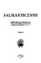 Salmanticensis. 1955, volumen 2, n.º 1. PORTADA [Artículo]