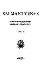 Salmanticensis. 1957, volume 4, #1. PORTADA [Article]
