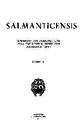 Salmanticensis. 1959, volumen 6, n.º 1. PORTADA [Artículo]