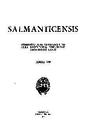 Salmanticensis. 1961, volumen 8, n.º 1 [Revista]