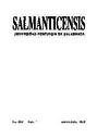 Salmanticensis. 1998, volume 45, #1. PORTADA [Article]
