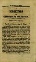 Boletín Oficial del Obispado de Salamanca. 17/3/1854, edictos [Ejemplar]