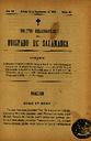 Boletín Oficial del Obispado de Salamanca. 15/9/1892, #18 [Issue]