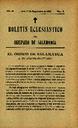 Boletín Oficial del Obispado de Salamanca. 1/9/1902, #9 [Issue]