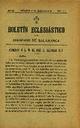 Boletín Oficial del Obispado de Salamanca. 1/3/1905, n.º 3 [Ejemplar]