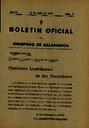 Boletín Oficial del Obispado de Salamanca. 31/7/1947, #7 [Issue]