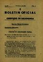 Boletín Oficial del Obispado de Salamanca. 29/2/1952, #2 [Issue]