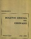 Boletín Oficial del Obispado de Salamanca. 7/1967, #7-8 [Issue]