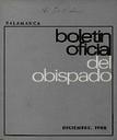 Boletín Oficial del Obispado de Salamanca. 12/1968, #12 [Issue]