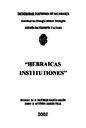 Hebraicas institutiones / [Thesis]