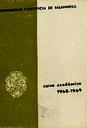 Agenda Académica 1968-1969 [Academic document]