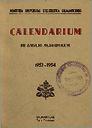 Calendarium 1953-1954 [Documento académico]