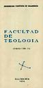 Guía Facultad de Teología 1978-1979 [Documento académico]