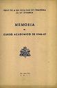 Memoria 1946-1947 [Academic document]