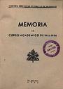 Memoria 1955-1956 [Documento académico]