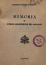 Memoria 1956-1957 [Academic document]