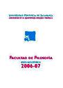 Guía Facultad de Filosofía 2006-2007 [Documento académico]
