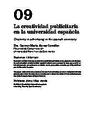 Comunicación y Pluralismo. 2008, n.º 6. Páginas 215-258. La creatividad publicitaria en la universidad española [Artículo]