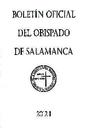 Boletín Oficial del Obispado de Salamanca. 2012, TOMO I [Ejemplar]
