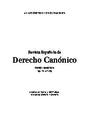 Revista Española de Derecho Canónico. 2014, volumen 71, n.º 176 [Revista]