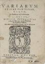  Variarum ex iure Pontificio Regio &Caesareo resolutionum libri III [Book]