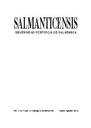 Salmanticensis. 2015, volumen 62, n.º 2. Páginas 169-172 [Artículo]