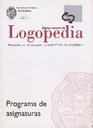 Logopedia. Programa de asignaturas [Academic document]