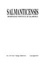 Salmanticensis. 2017, volume 64, #2. Pages 1-6 [Article]