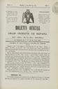 Boletín Oficial del Gran Oriente de España. 15/7/1871 [Issue]