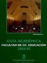 Guia academica Facultad Ciencias de la Educacion_2004-2005 [Book]