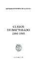 Cursos de Doctorado_1994-1995 [Libro]