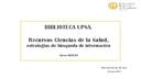 Biblioteca UPSA: Enfermería. Recursos de información, estrategias… (M) [Libro]
