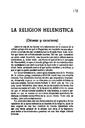 Helmántica. 1955, volumen 6, n.º 19-21. Páginas 387-418. La religión helenística: génesis y caracteres [Artículo]