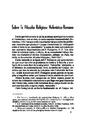 Helmántica. 1956, volume 7, #22-24. Pages 113-122. Sobre la filosofía religiosa helenístico-romana [Article]