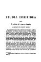 Helmántica. 1958, volumen 9, n.º 28-30. Páginas 87-131. Studia euripidea III. El problema de la mujer en Eurípides [Artículo]