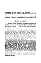 Helmántica. 1958, volume 9, #28-30. Pages 451-466. Sobre las tusculanas: I, 62. Origen y poder urbanístico del lenguaje [Article]