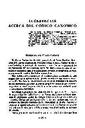 Revista Española de Derecho Canónico. 1946, volumen 1, n.º 2. Páginas 295-318. Sugerencias acerca del Código Canónico [Artículo]