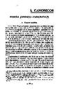 Revista Española de Derecho Canónico. 1952, volumen 7, n.º 20. Páginas 555-566. Reseña jurídico-canónica [Artículo]