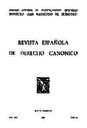 Revista Española de Derecho Canónico. 1962, volume 17, #50. PORTADA [Article]