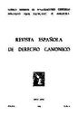 Revista Española de Derecho Canónico. 1964, volumen 19, n.º 55. PORTADA [Artículo]
