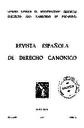 Revista Española de Derecho Canónico. 1967, volume 23, #64. PORTADA [Article]